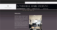 Desktop Screenshot of bombshellhairdesigns.com